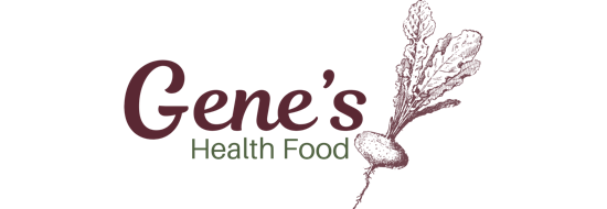 A theme logo of Gene's Health Food